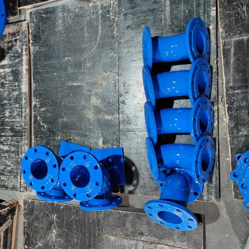 Doble -Colze amb brida DN100 45 grau