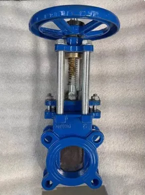 Vàlvula de compuerta manual de ganivet