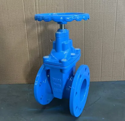 Vàlvula de compuerta de tija ascendent de ferro dúctil DN100